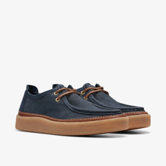 Clarkwood Moc Navy Nubuck | Clarks on Sale - Men