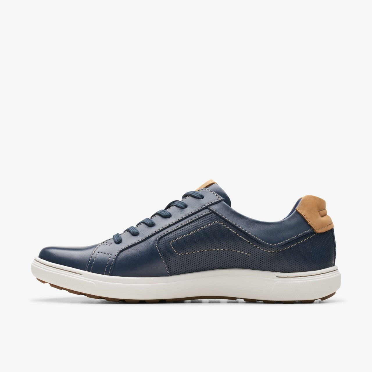 Mapstone Lace Navy Leather | Clarks discount - Men