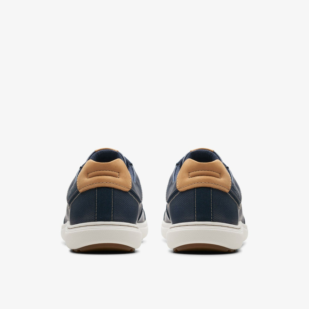 Mapstone Lace Navy Leather | Clarks discount - Men