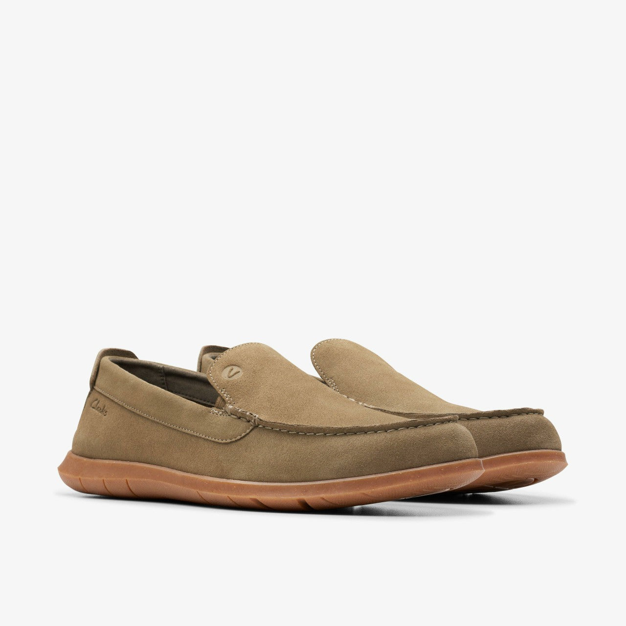 Flexway Step Olive Suede | Clarks for sale - Men