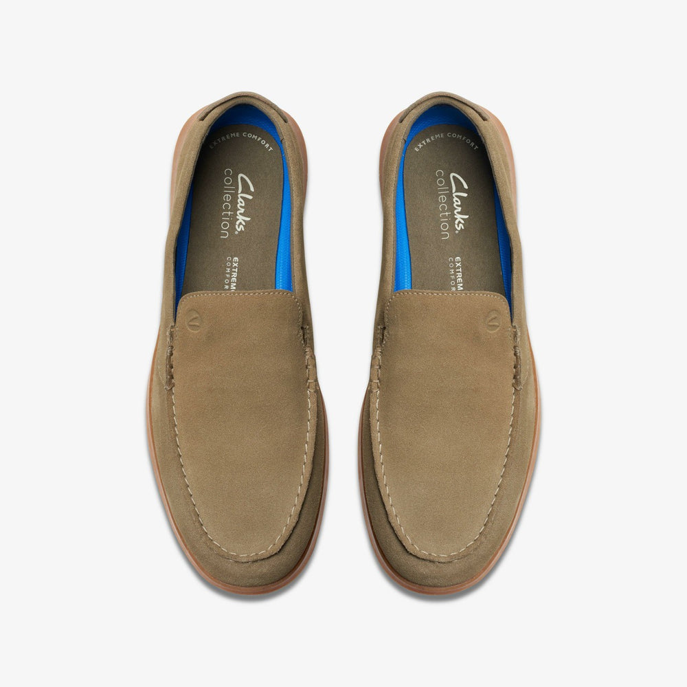 Flexway Step Olive Suede | Clarks for sale - Men