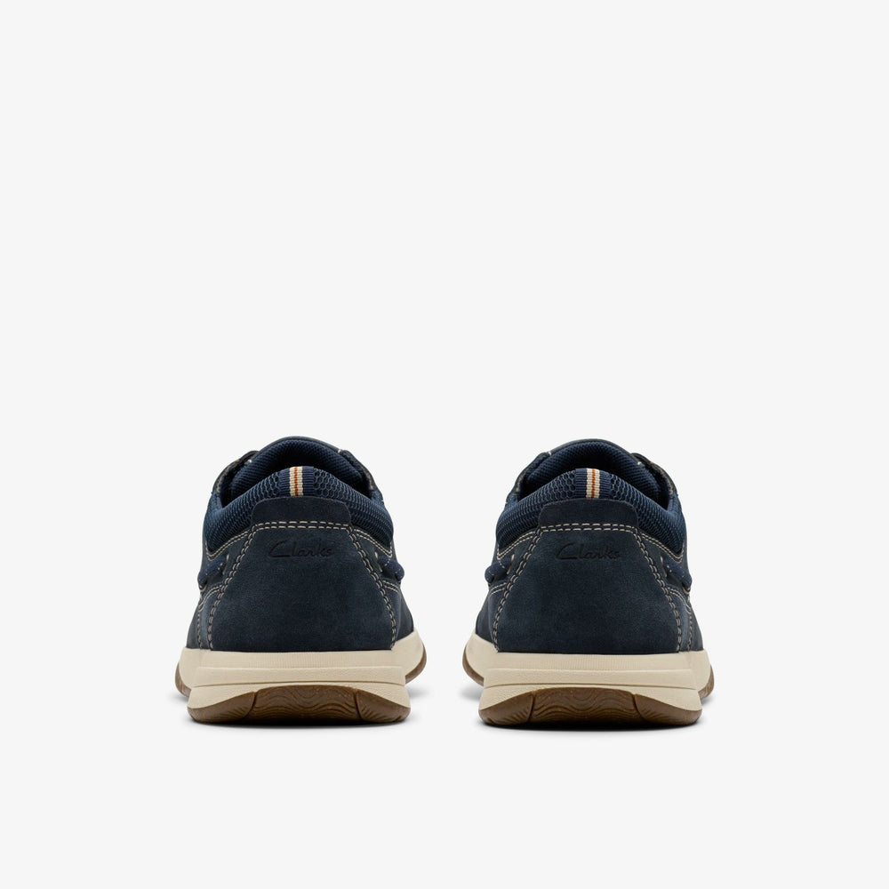 Sailview Lace Navy Nubuck | Clarks discount - Men