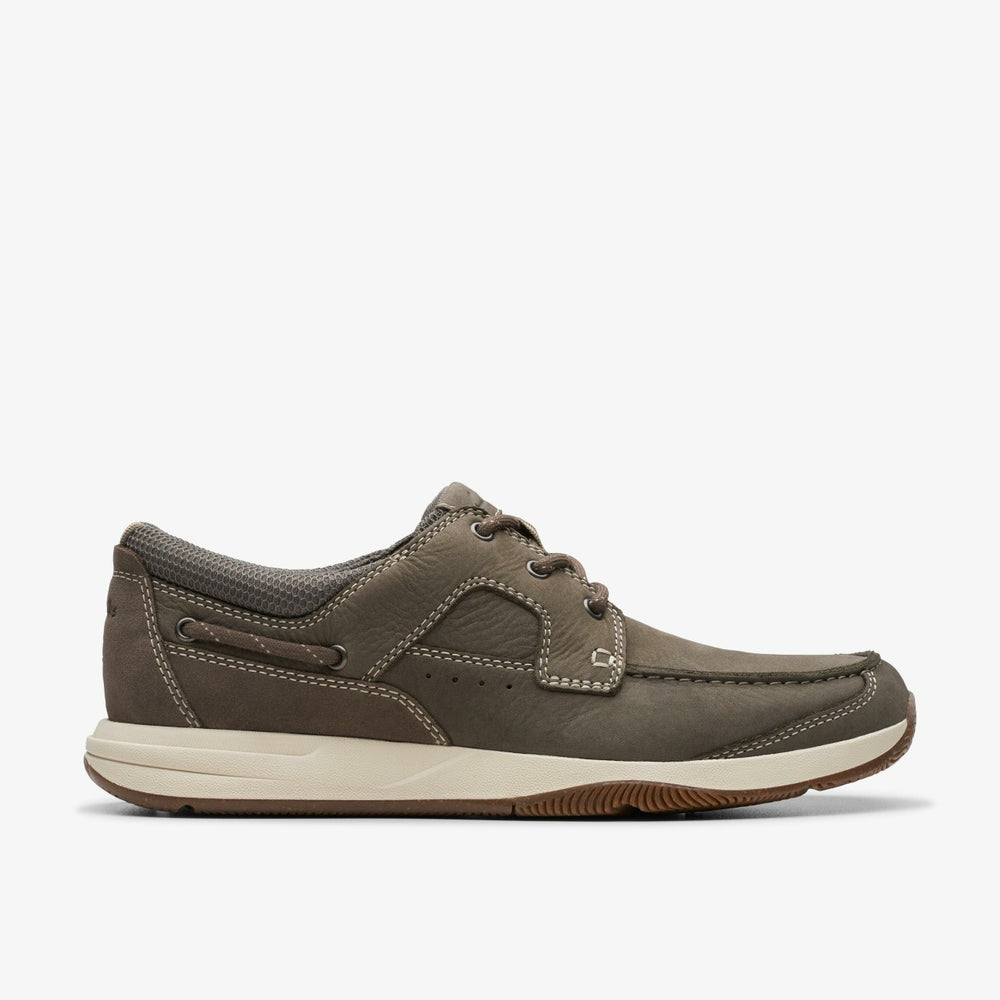 Sailview Lace Taupe Nubuck | Clarks online - Men