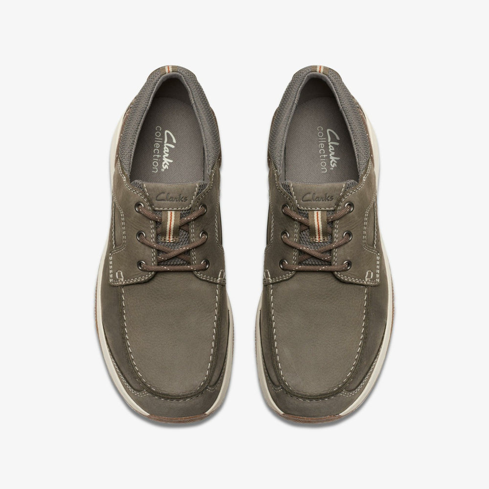 Sailview Lace Taupe Nubuck | Clarks online - Men