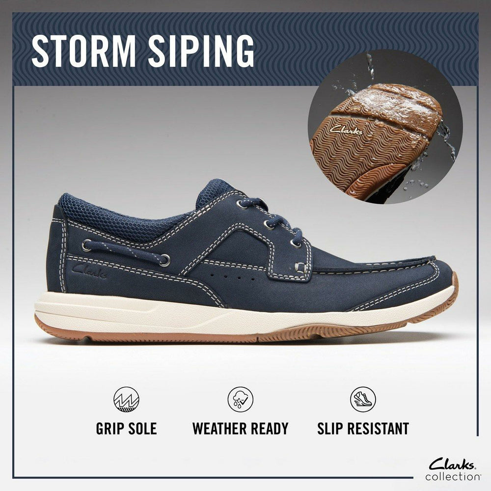Sailview Lace Taupe Nubuck | Clarks online - Men