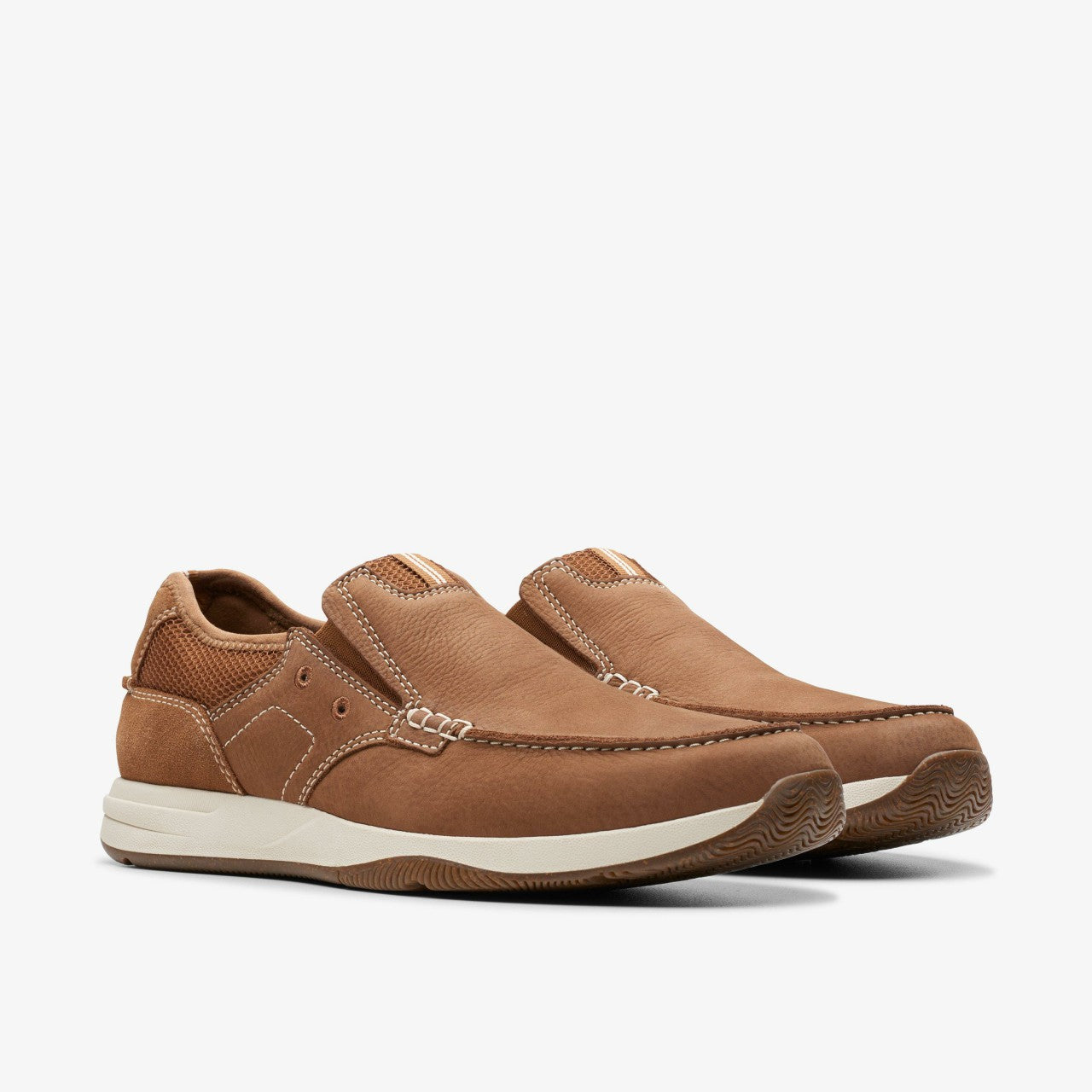 Sailview Step Loafer Light Tan Nubuck | Clarks Sale - Men