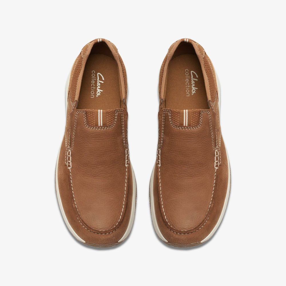 Sailview Step Loafer Light Tan Nubuck | Clarks Sale - Men