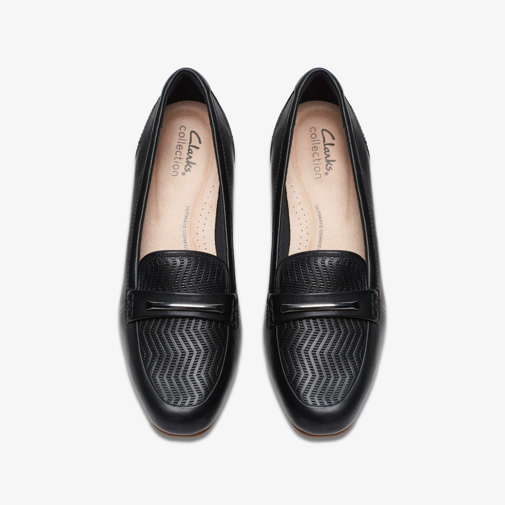 Juliet Aster Black Leather | Clarks discount - Women