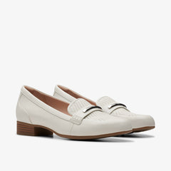 Juliet Aster Off White Leather | Clarks online - Women