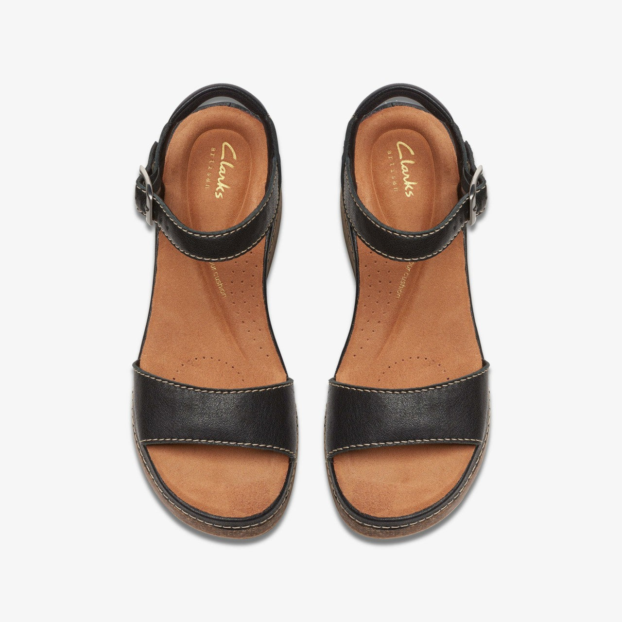 Kassanda Lily Black Leather | Clarks on Sale - Women