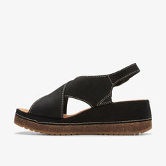 Kassanda Step Black Nubuck | Clarks discount - Women
