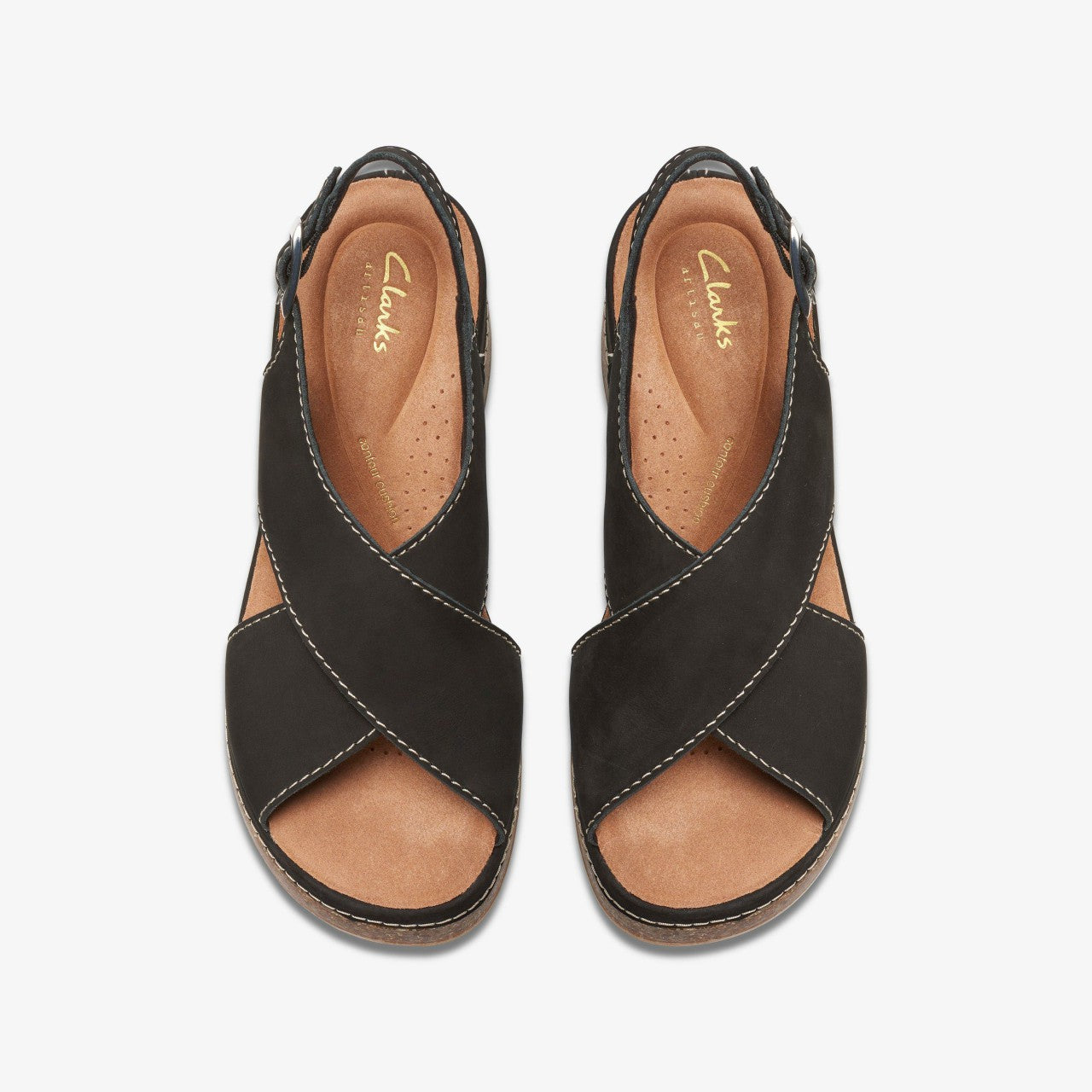 Kassanda Step Black Nubuck | Clarks discount - Women
