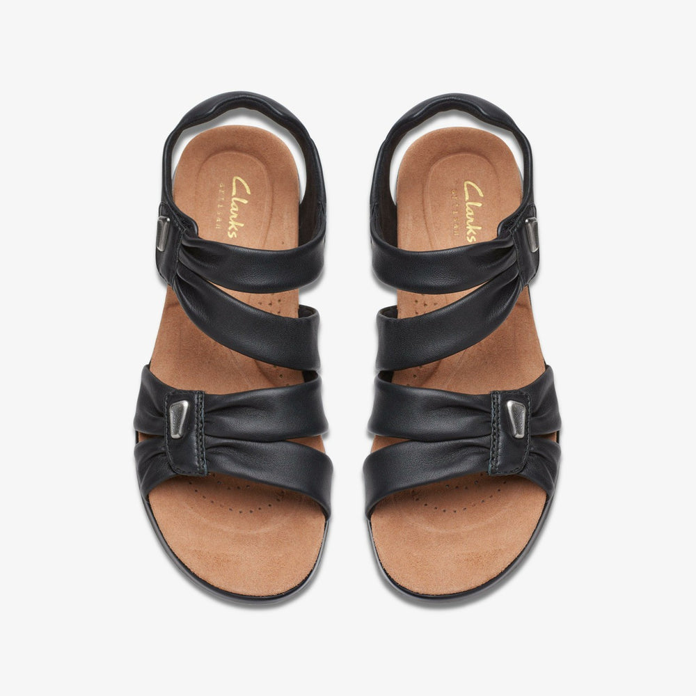 Kitly Ave Black Leather | Clarks discount - Women