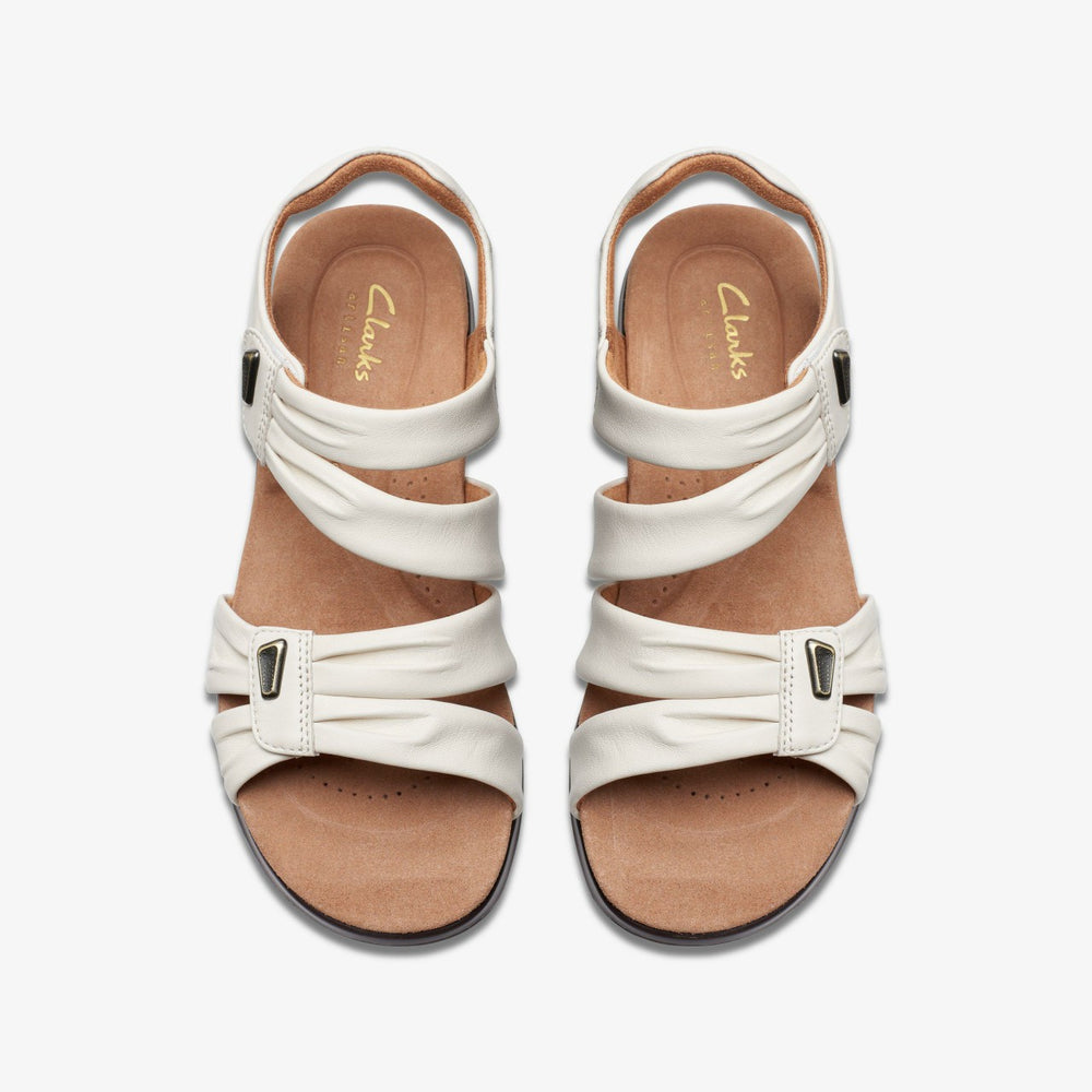 Kitly Ave Off White Leather | Clarks Sale - Women