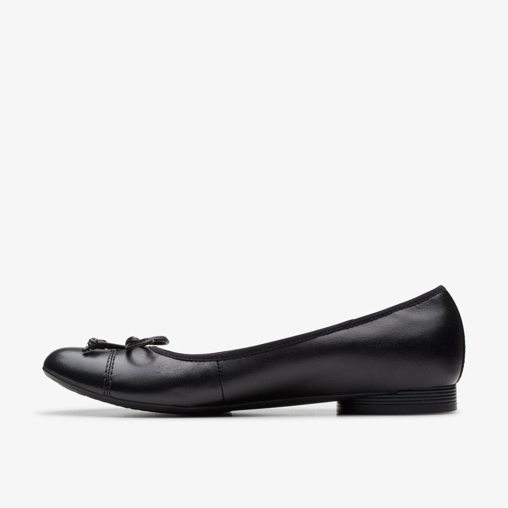 Loreleigh Rae Black Leather | Clarks on Sale - Women