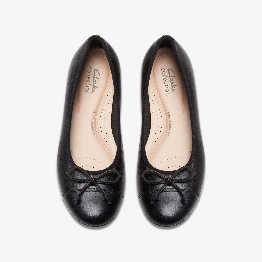Loreleigh Rae Black Leather | Clarks on Sale - Women