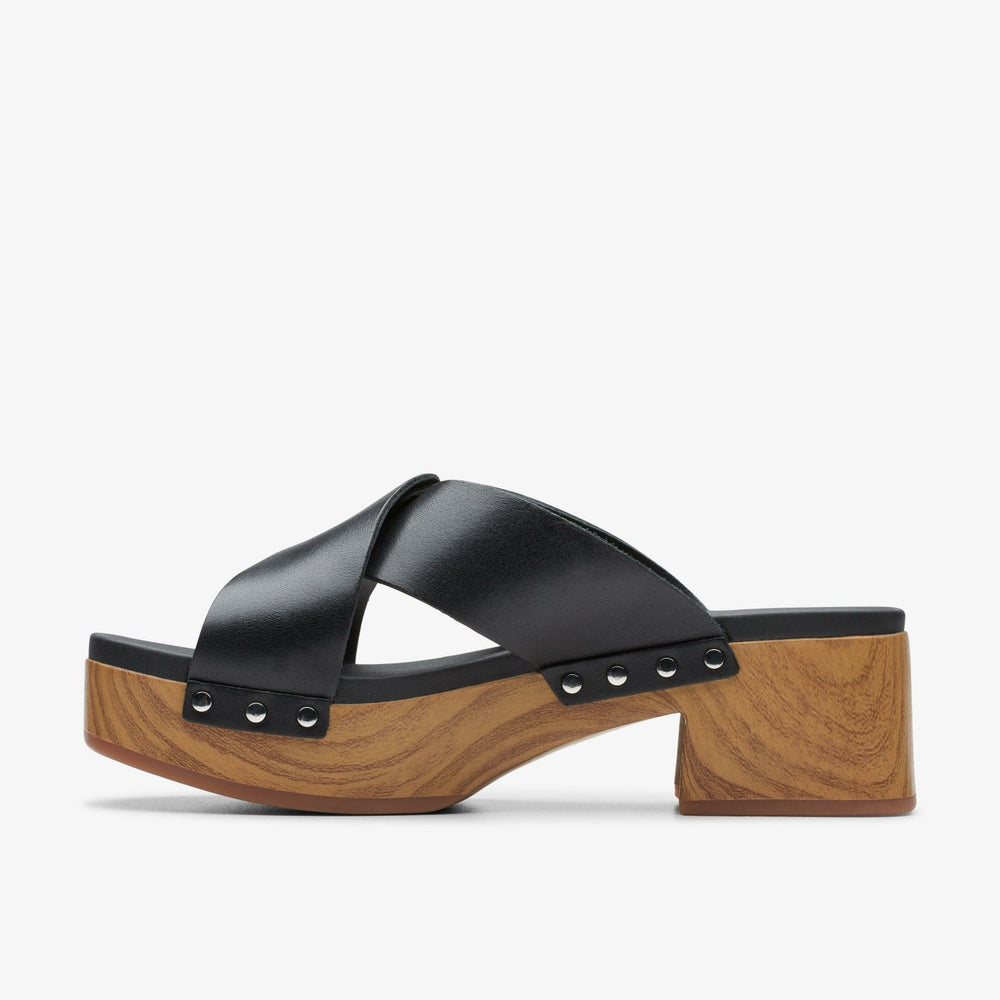 Sivanne Walk Black Leather | Clarks online - Women