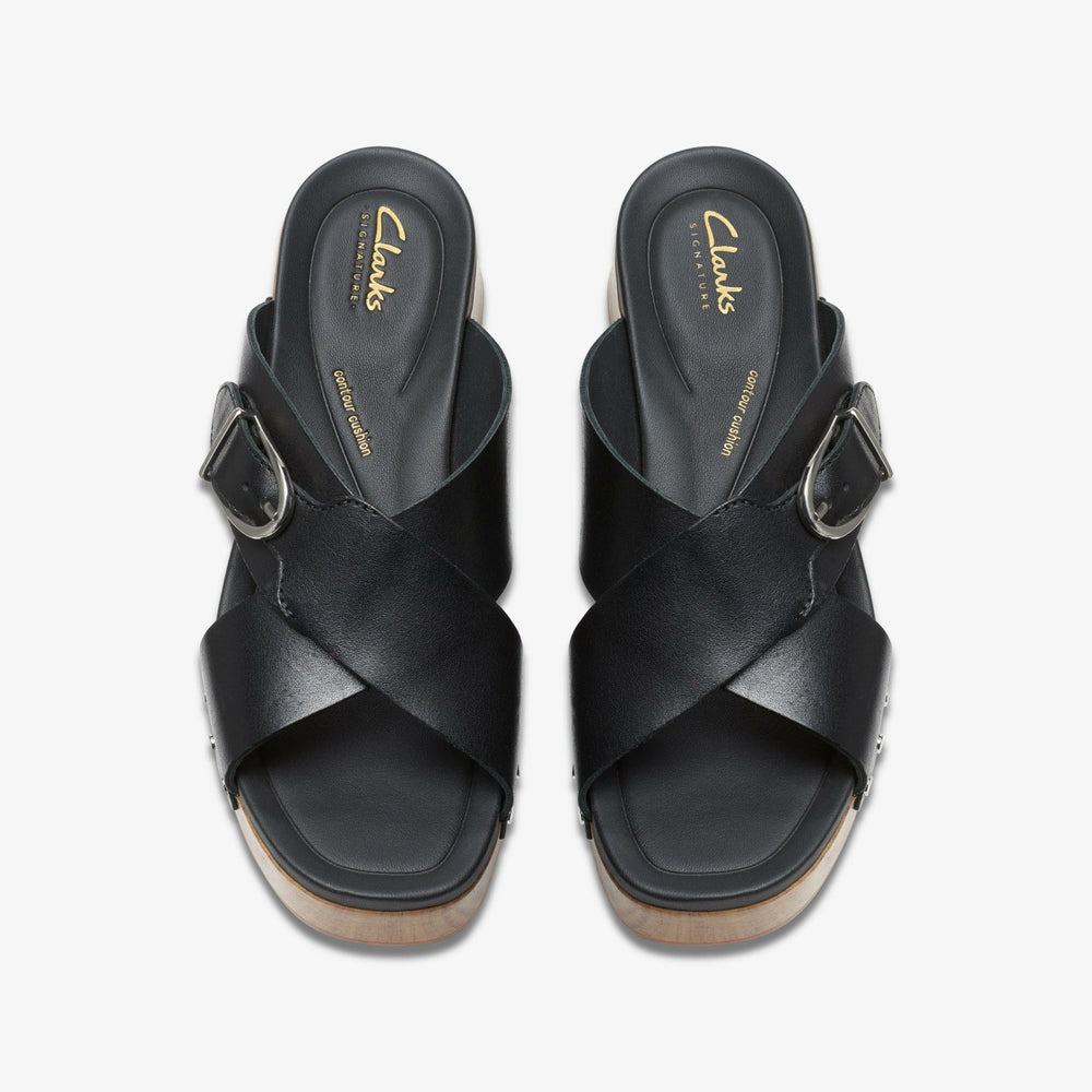 Sivanne Walk Black Leather | Clarks online - Women