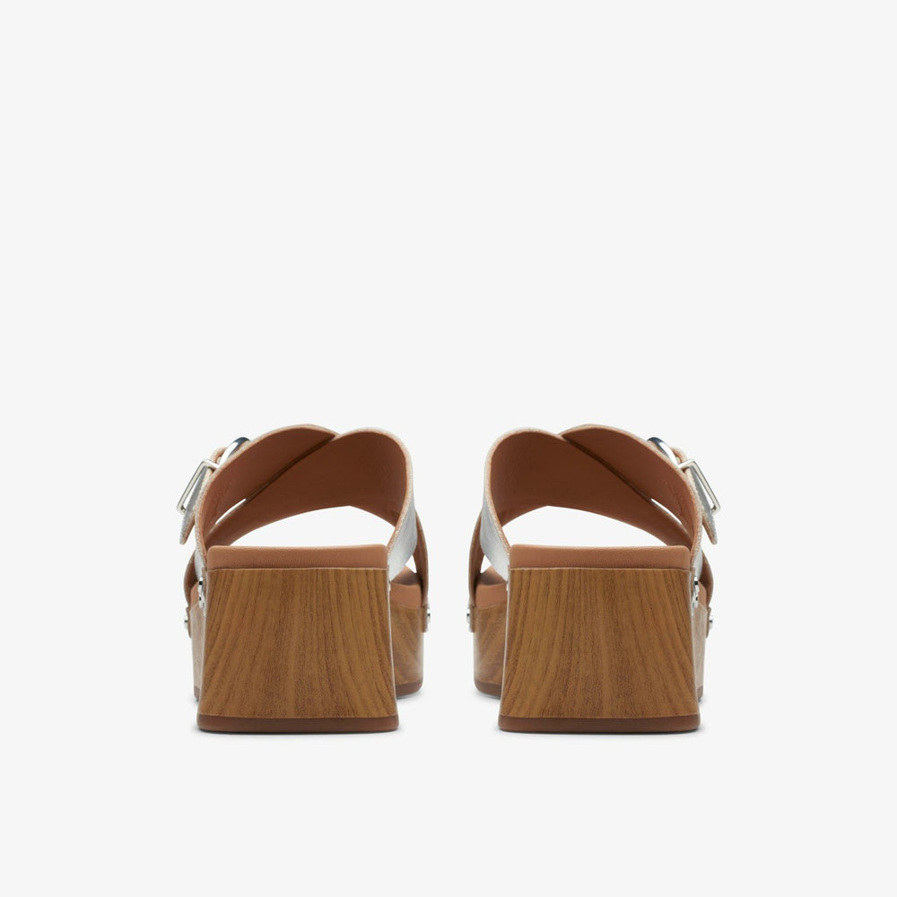 Sivanne Walk Silver Leather | Clarks on Sale - Women