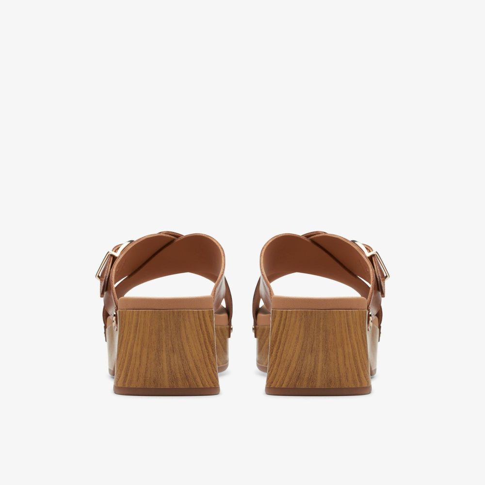 Sivanne Walk Tan Leather | Clarks for sale - Women