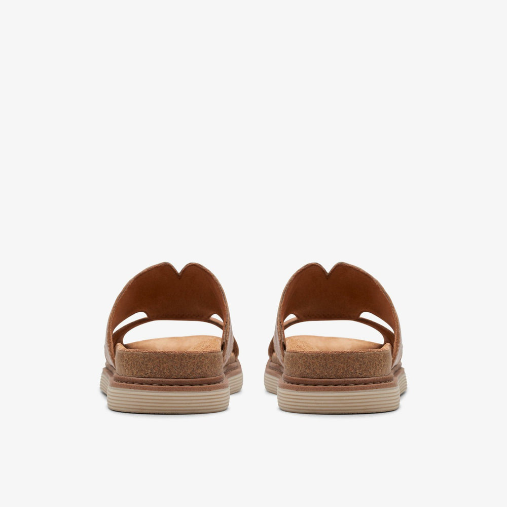 Arwell Walk Tan Leather | Clarks for sale - Women