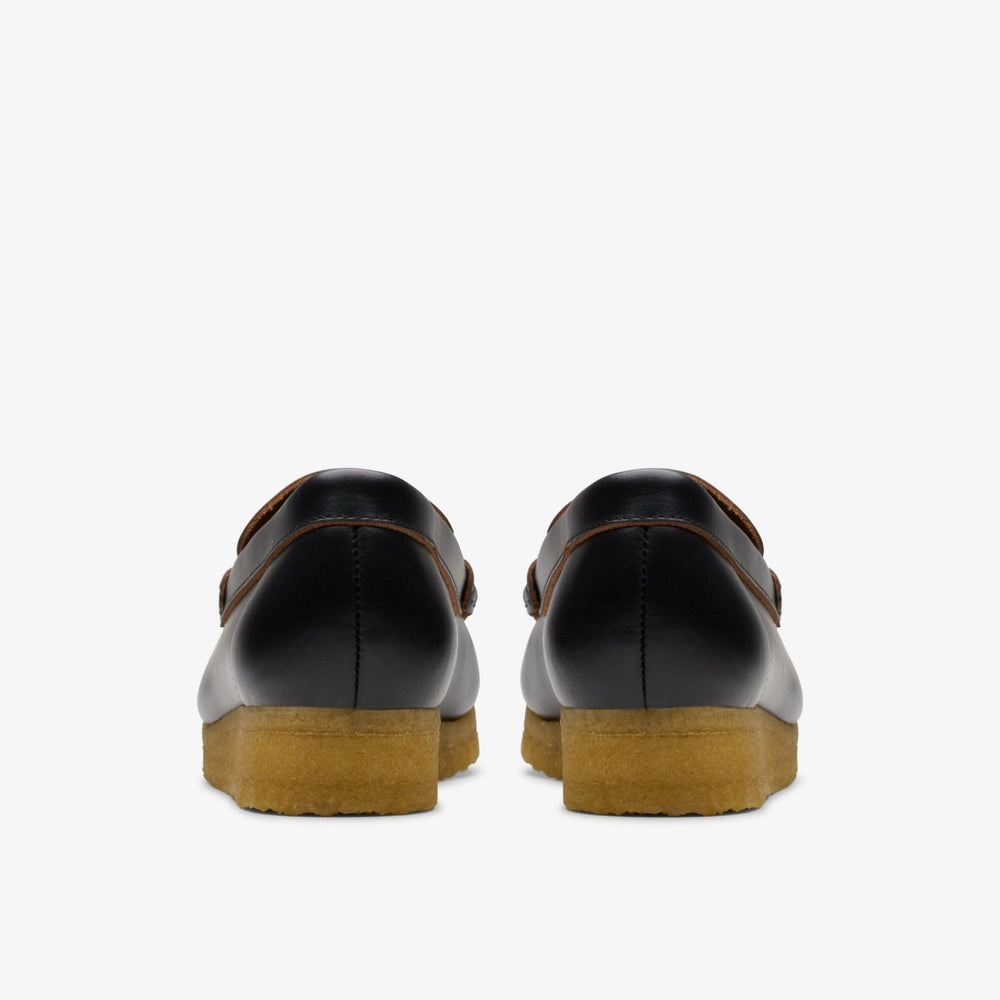 Wallabee Loafer Black Smooth Leather | Clarks outlet - Women