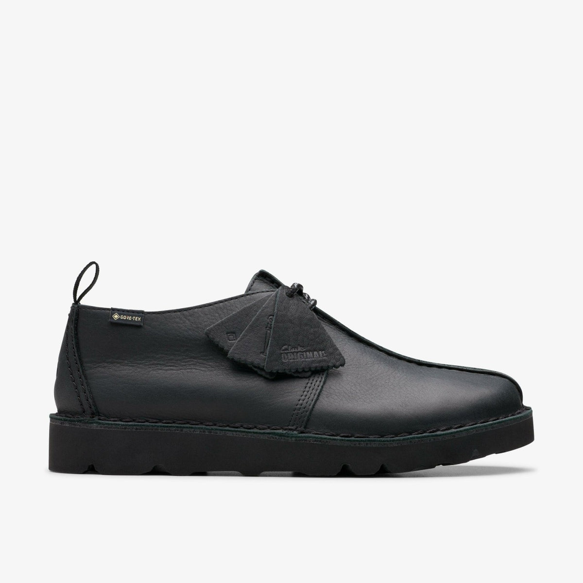 Desert Trek GORE-TEX Black Leather | Clarks online - Men