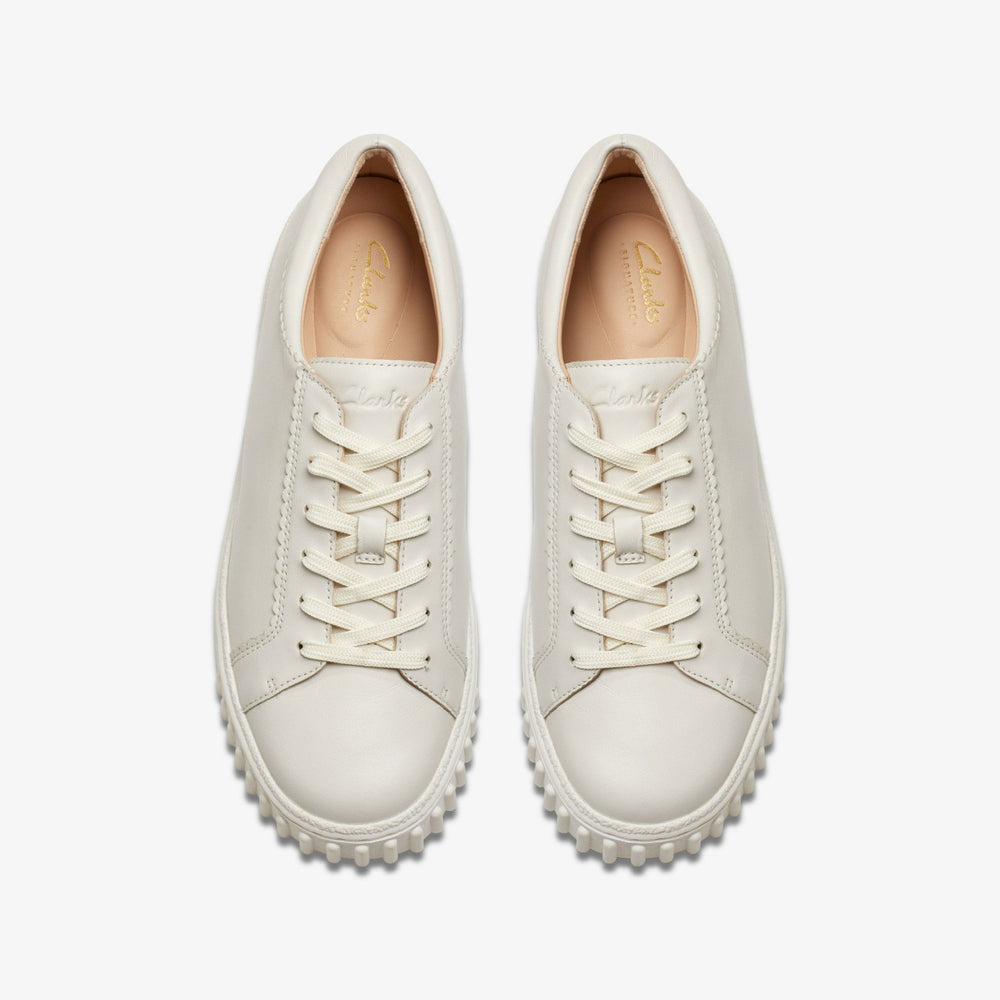 Mayhill Walk Off White Leather | Clarks on Sale - Women