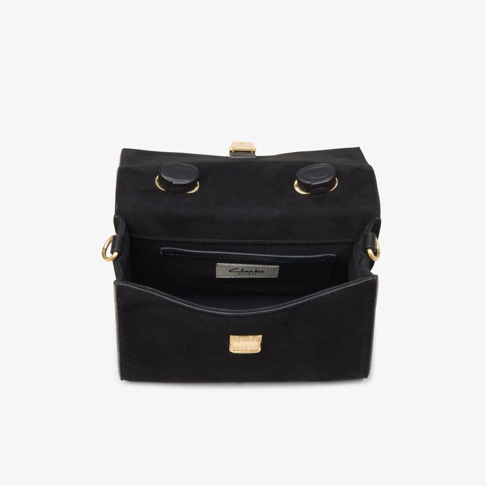 Roslyn Ritzy Black Suede | Clarks discount - Women