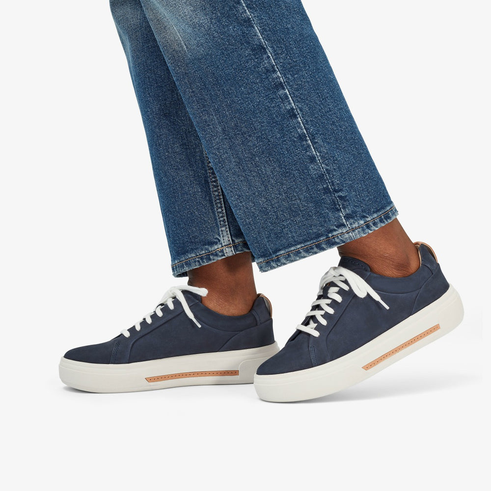 Hollyhock Walk Navy Nubuck | Clarks Sale - Women