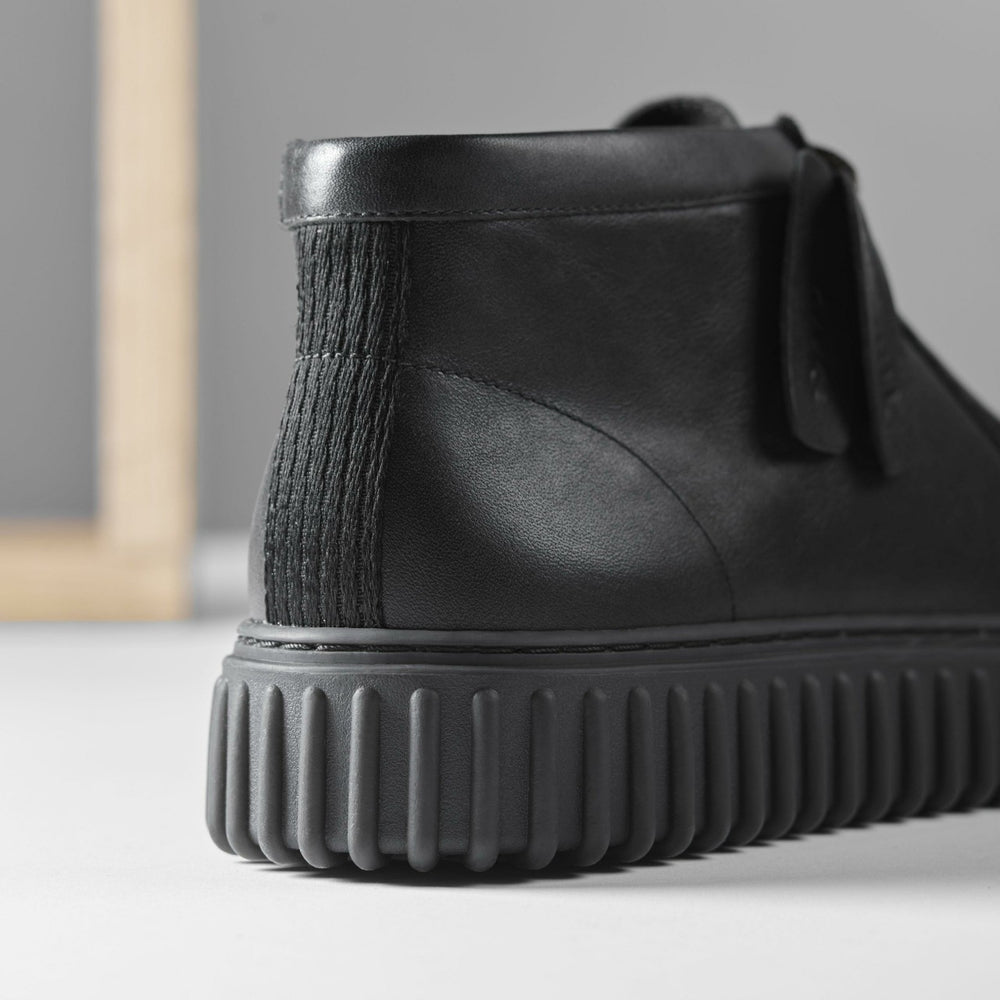 Torhill Hi Black Leather | Clarks outlet - Men
