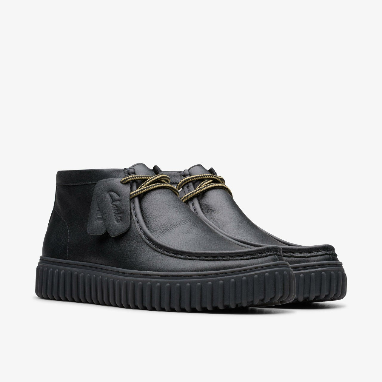 Torhill Hi Black Leather | Clarks outlet - Men