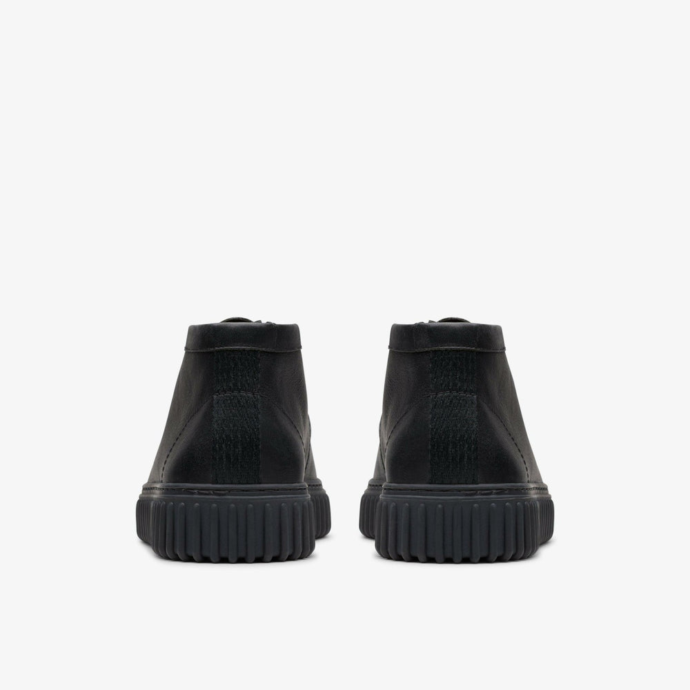 Torhill Hi Black Leather | Clarks outlet - Men
