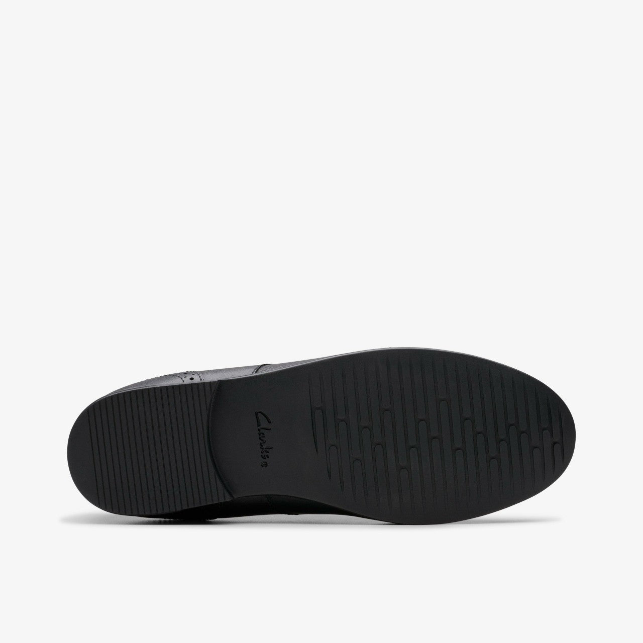 Finja Brogue Youth Black Leather | Clarks Sale - Kids