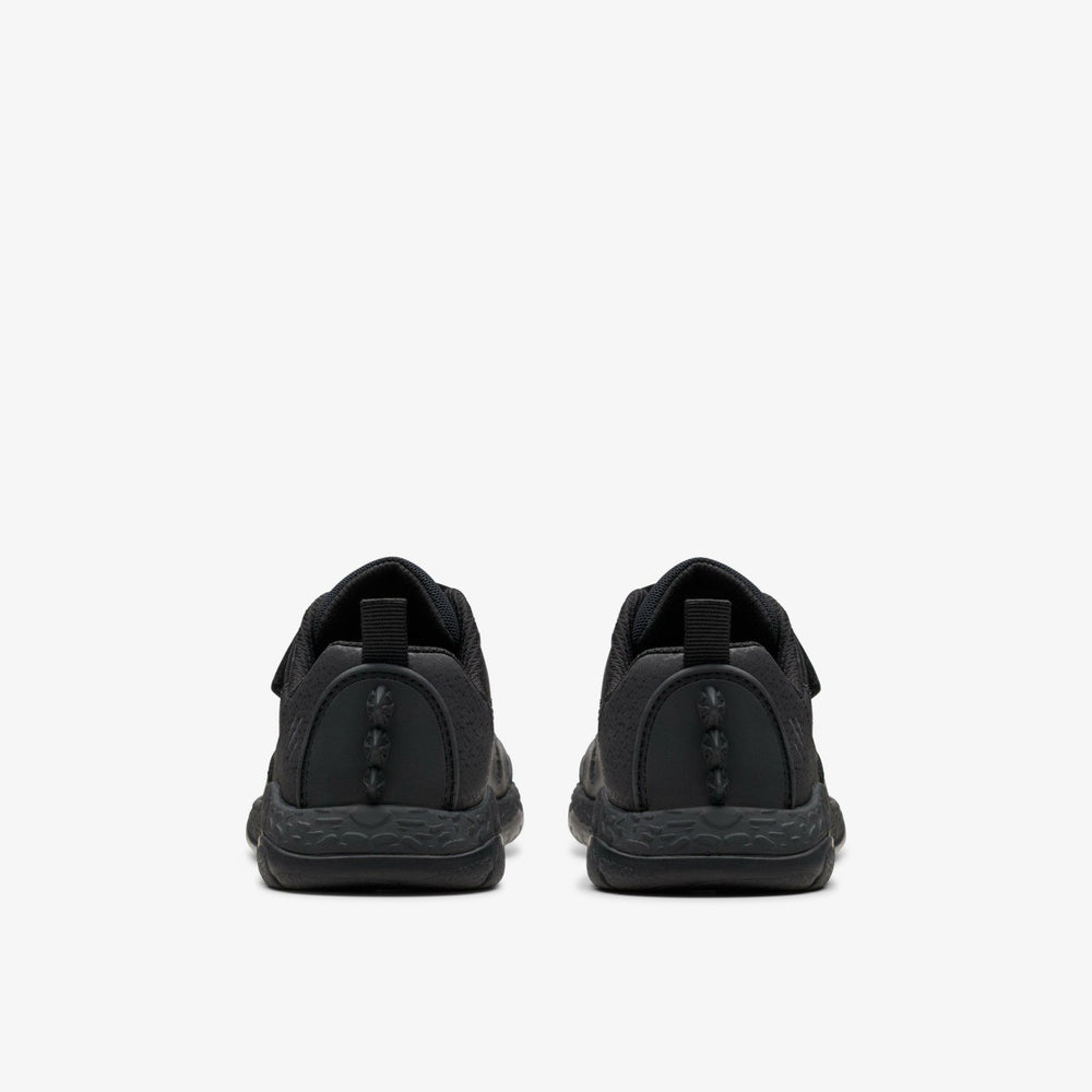 Steggy 2 Pace Kid Black Leather | Clarks outlet - Kids