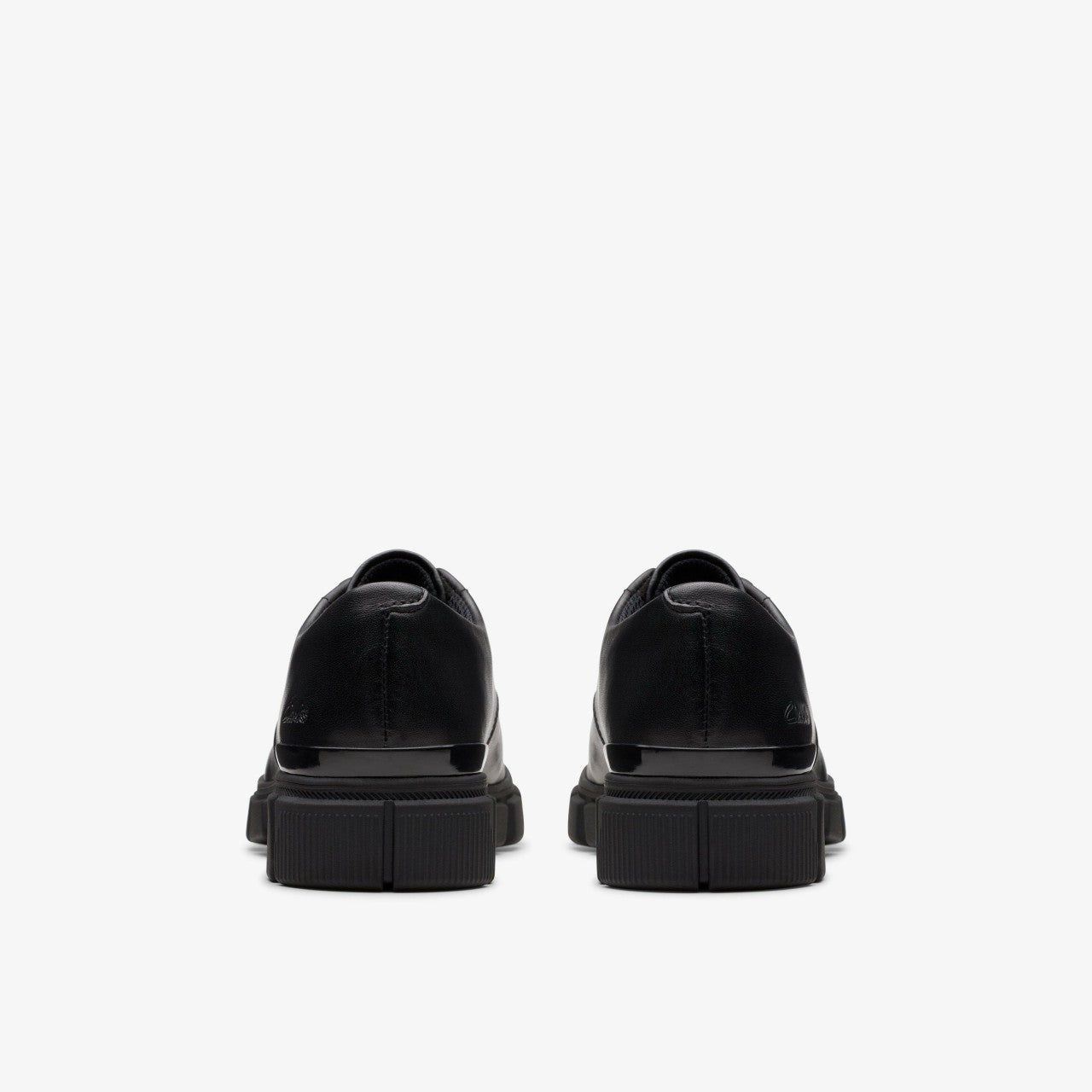 Evyn Lace Kid Black Leather | Clarks outlet - Kids