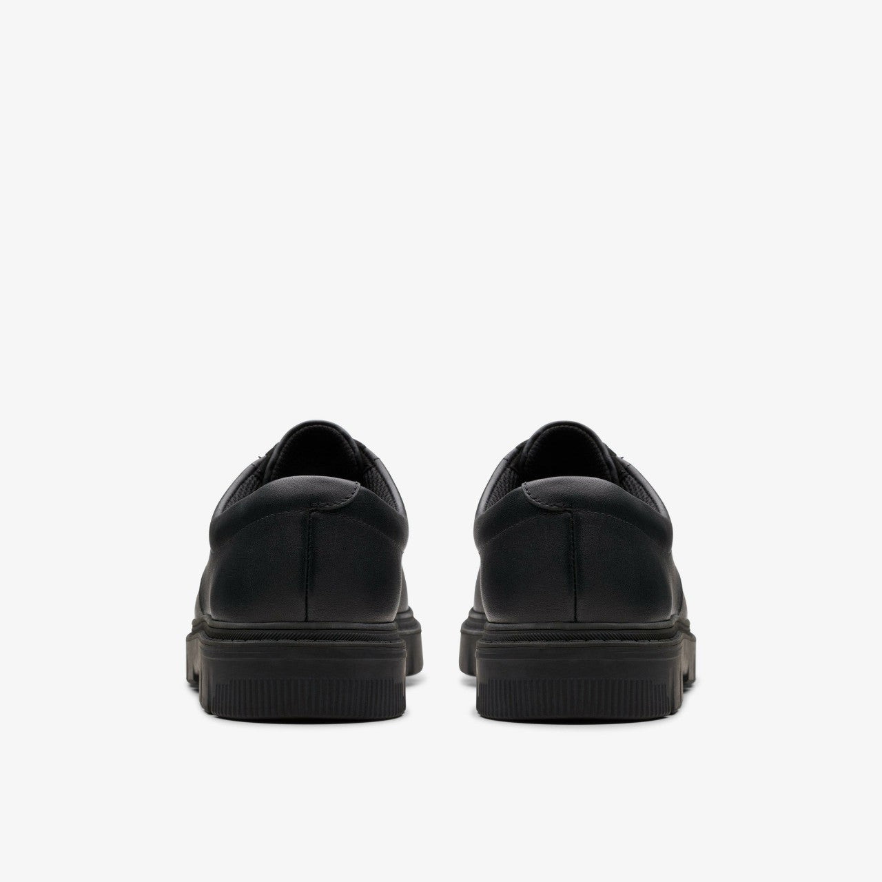 Lorcam Loop Youth Black Leather | Clarks Sale - Kids