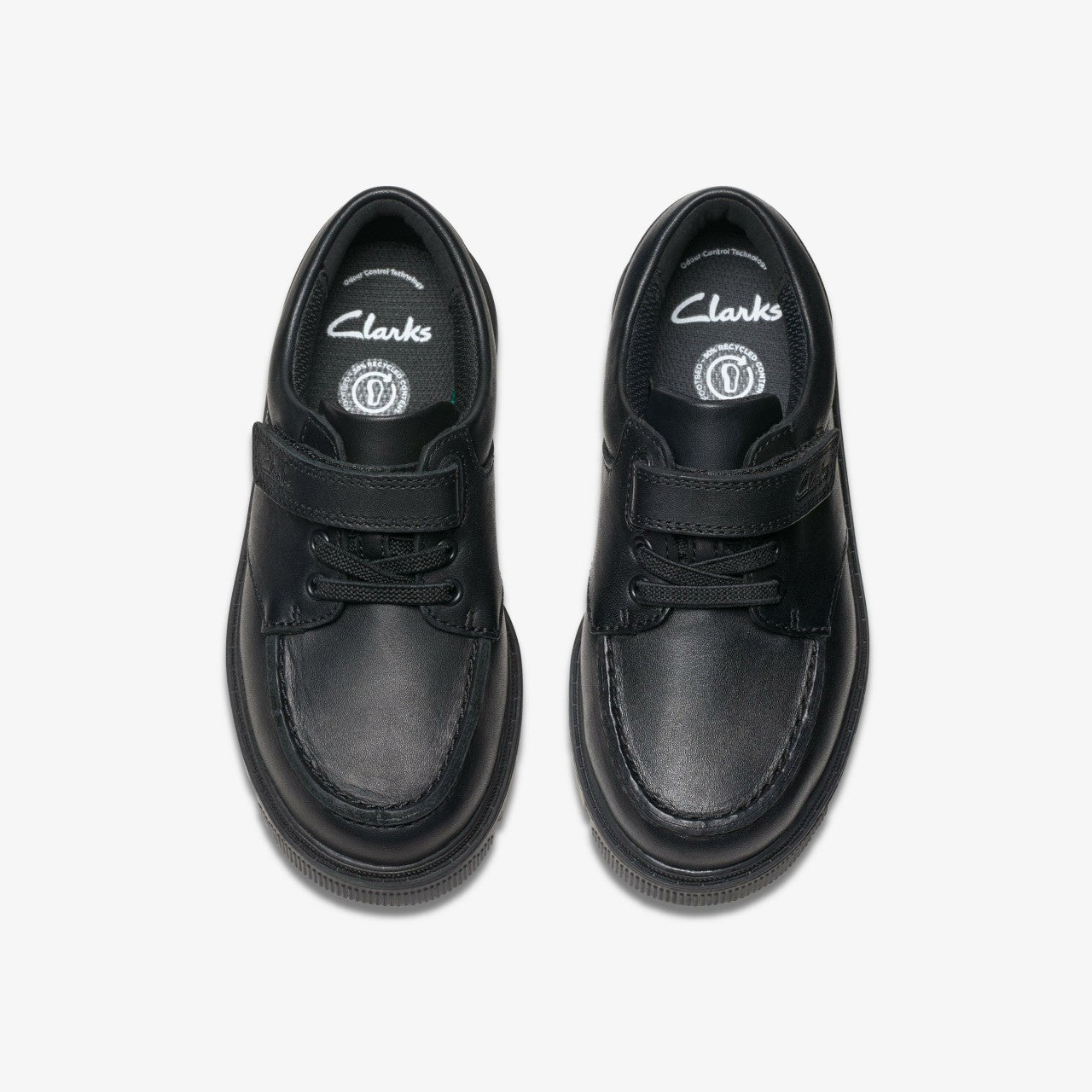 Lorcam Edge Kid Black Leather | Clarks for sale - Kids