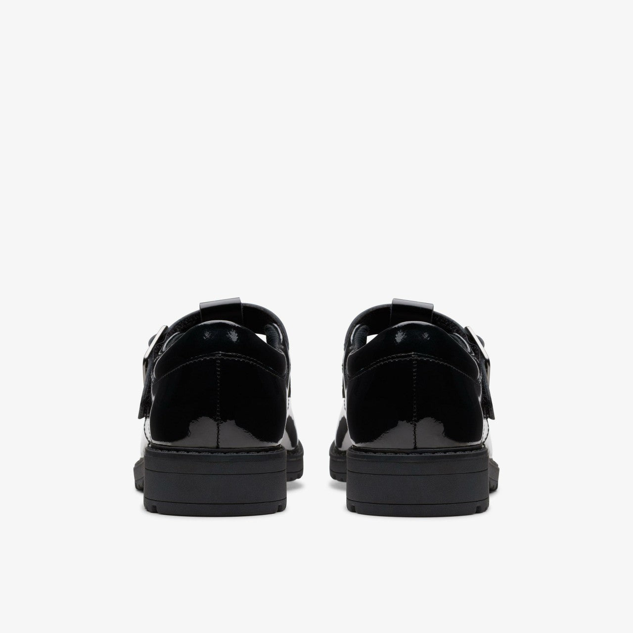 Loxham Bar Youth Black Patent | Clarks discount - Kids