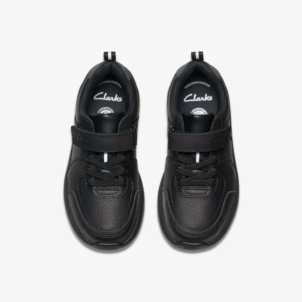 Daze Bright Kid Black Leather | Clarks Sale - Kids