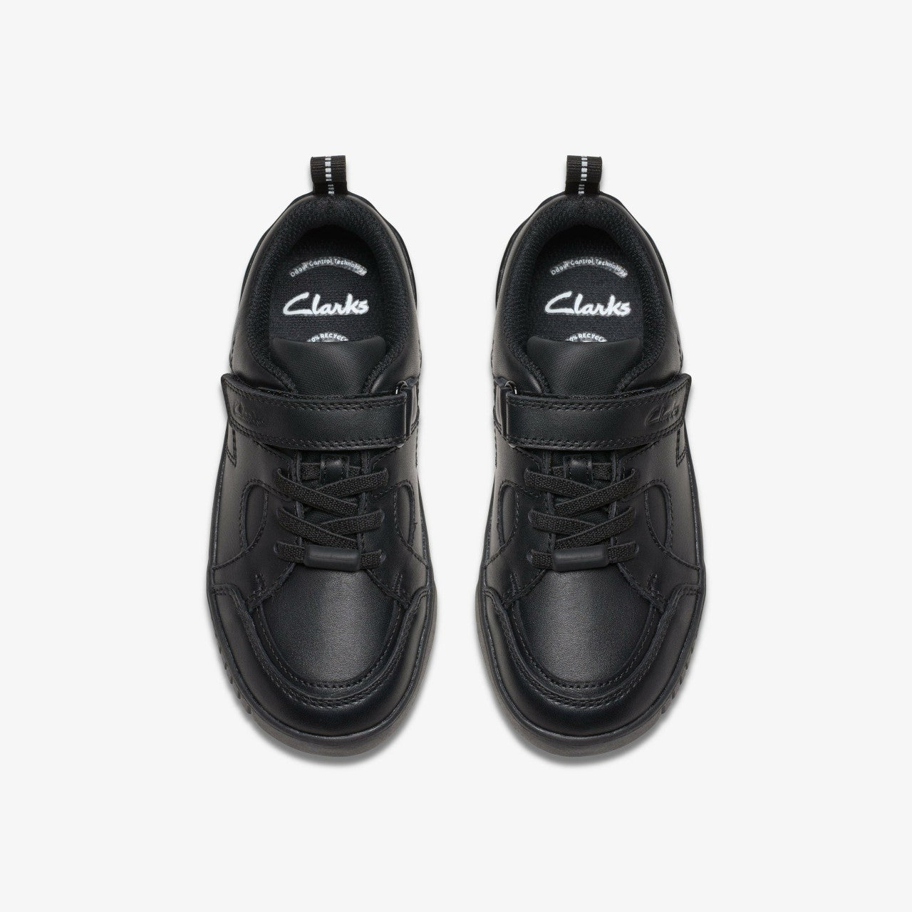 Oslo Flare Kid Black Leather | Clarks online - Kids