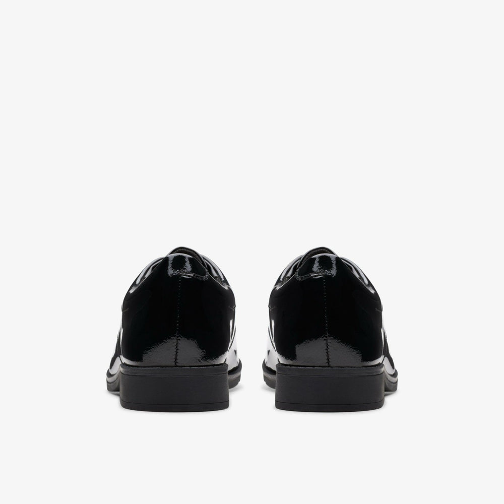 Aubrie Dress Youth Black Patent | Clarks online - Kids