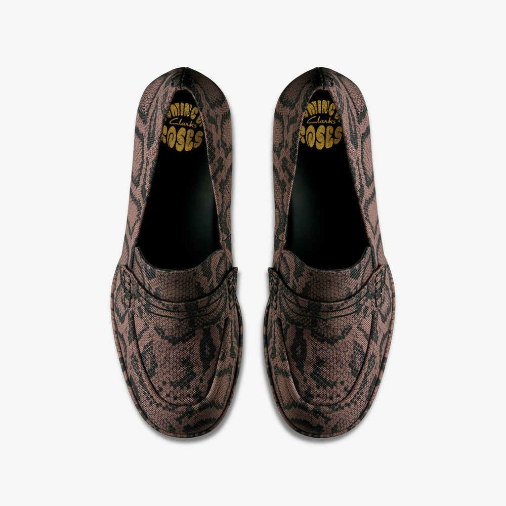 Martine Rose Loafer 2 Brown Textile | Clarks on Sale - Women