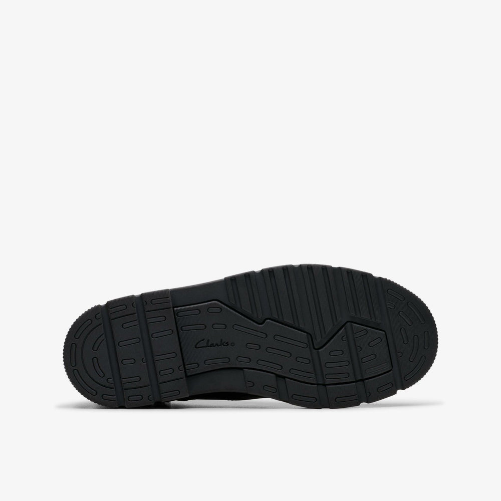 Lorcam Trail Older Black Leather | Clarks Sale - Kids