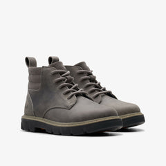 Lorcam Trail Older Dark Grey | Clarks outlet - Kids