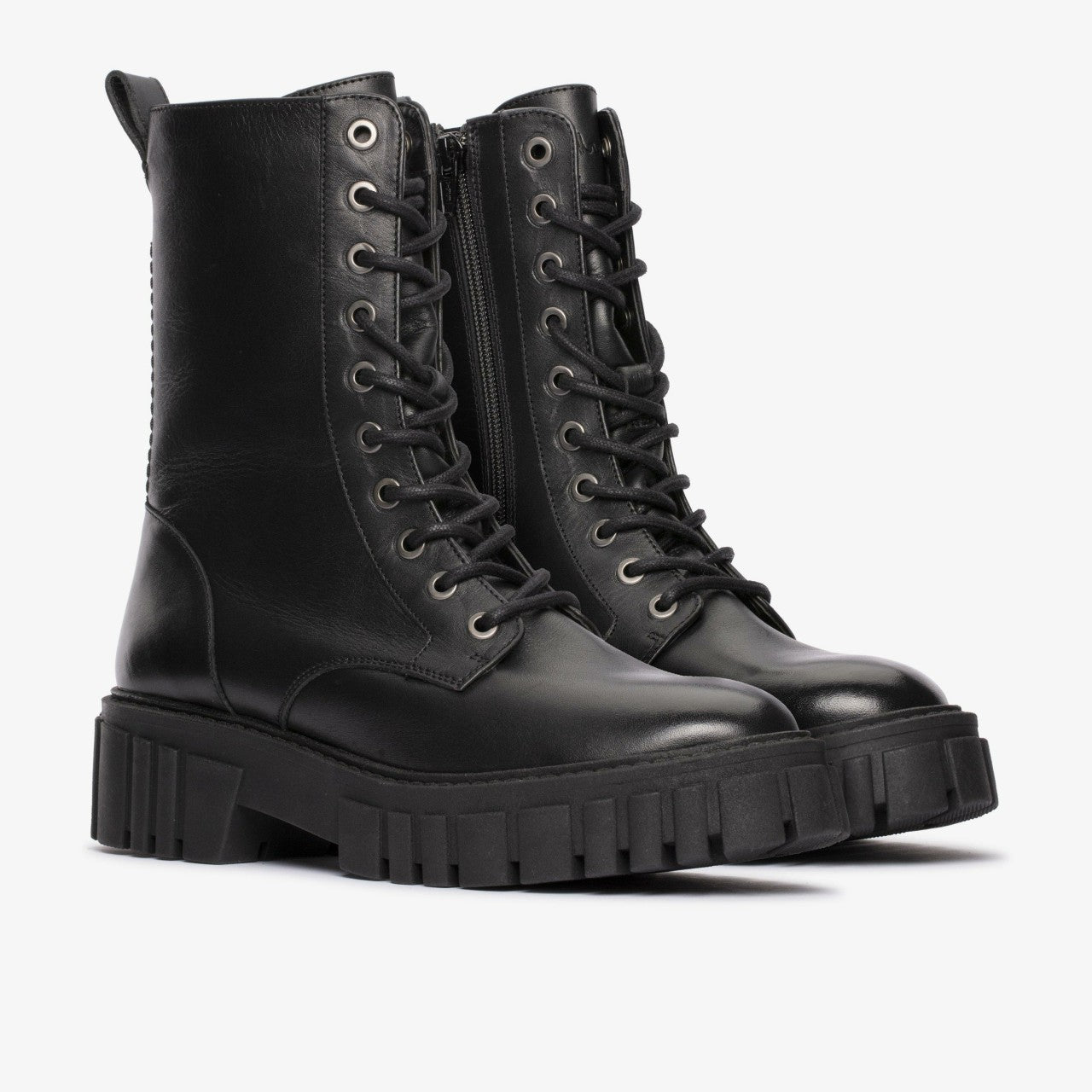 Page Lace Boot Black Leather | Clarks for sale - Women