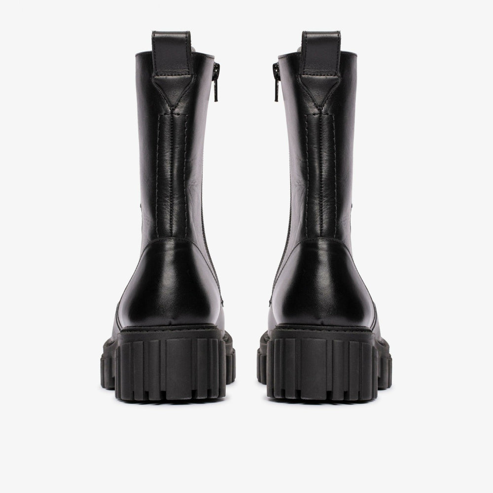 Page Lace Boot Black Leather | Clarks for sale - Women