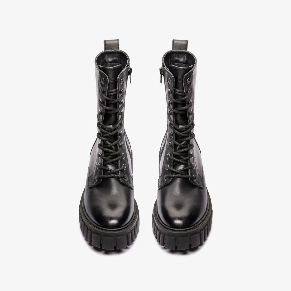 Page Lace Boot Black Leather | Clarks for sale - Women