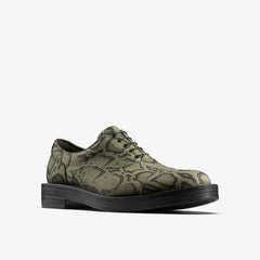 Martine Rose Oxford 2 Mens Green Textile | Clarks Sale - Men