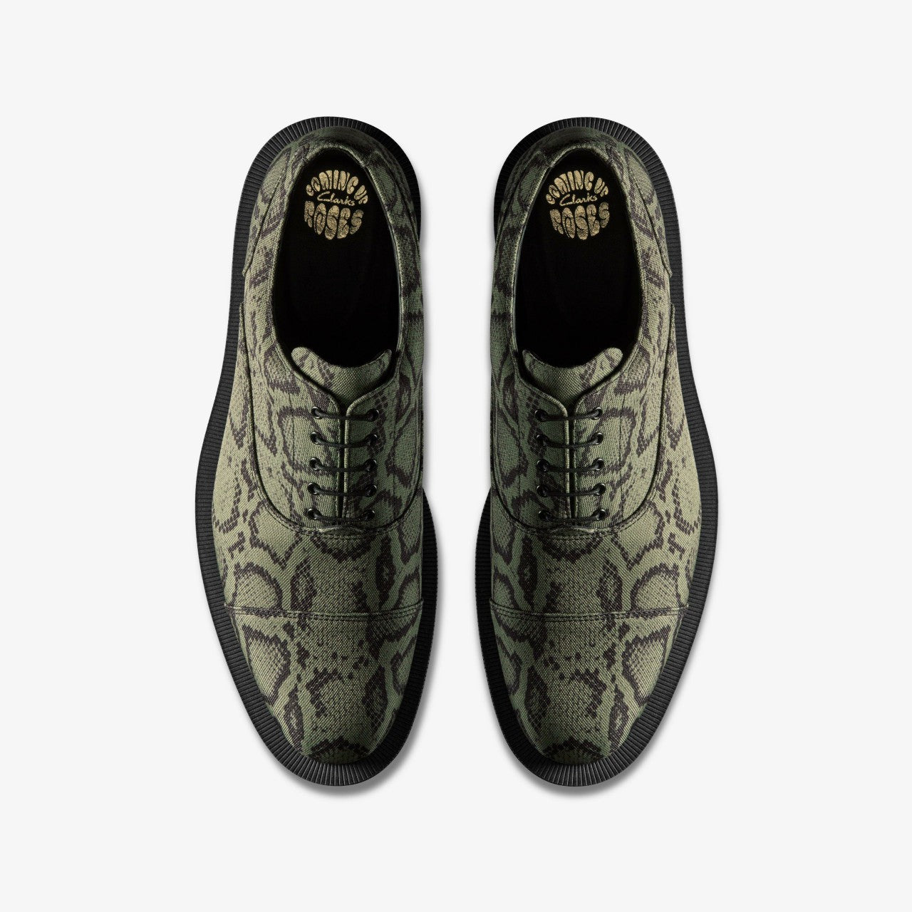 Martine Rose Oxford 2 Mens Green Textile | Clarks Sale - Men